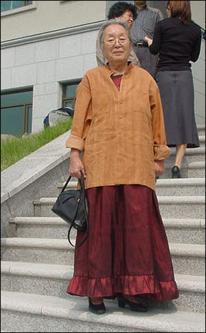 고 박경리 선생의 생전 모습(2000년 9월).